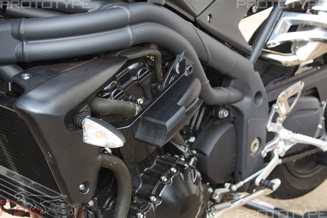 2000 - 2010 Triumph Speed Triple No Cut Frame Sliders