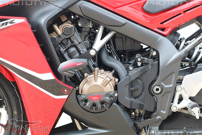 Honda 2014 - 2018 CBR650F, 2019 - 2024 CB650R / CBR650R No Cut Frame Sliders