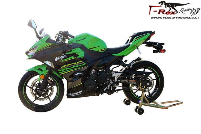 2018 - 2023 Kawasaki Ninja 400 No Cut Frame Sliders w/ aluminum inserts