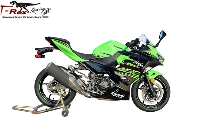 2018 - 2023 Kawasaki Ninja 400 No Cut Frame Sliders Case Covers Fender Eliminator Spools