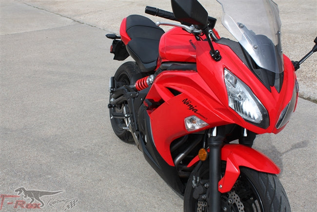 2012 - 2016 Kawasaki Ninja 650R No Cut Frame Sliders