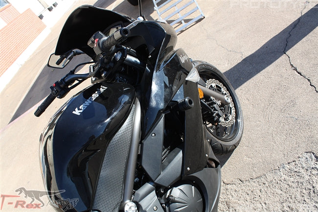 2009 - 2011 Kawasaki Ninja 650R No Cut Frame Sliders