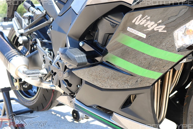 2017 - 2024 Kawasaki Ninja 1000, 2025 Ninja 1100SX No Cut Frame Sliders