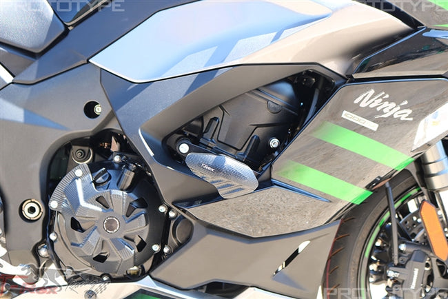 2017 - 2024 Kawasaki Ninja 1000, 2025 Ninja 1100SX No Cut Frame Sliders