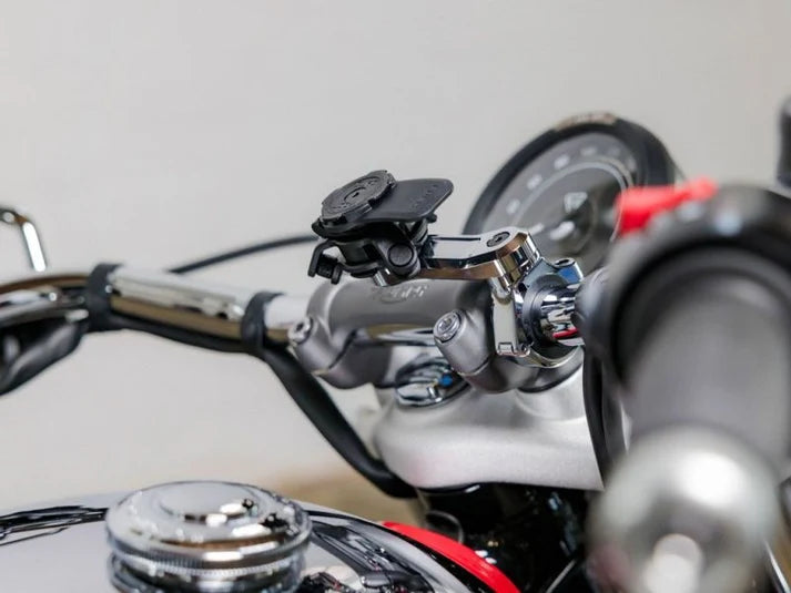 Quad Lock | Quadlock® Motorcycle Handlebar Mount Pro Chrome-QLM-HBR-CHR - Quadlock®