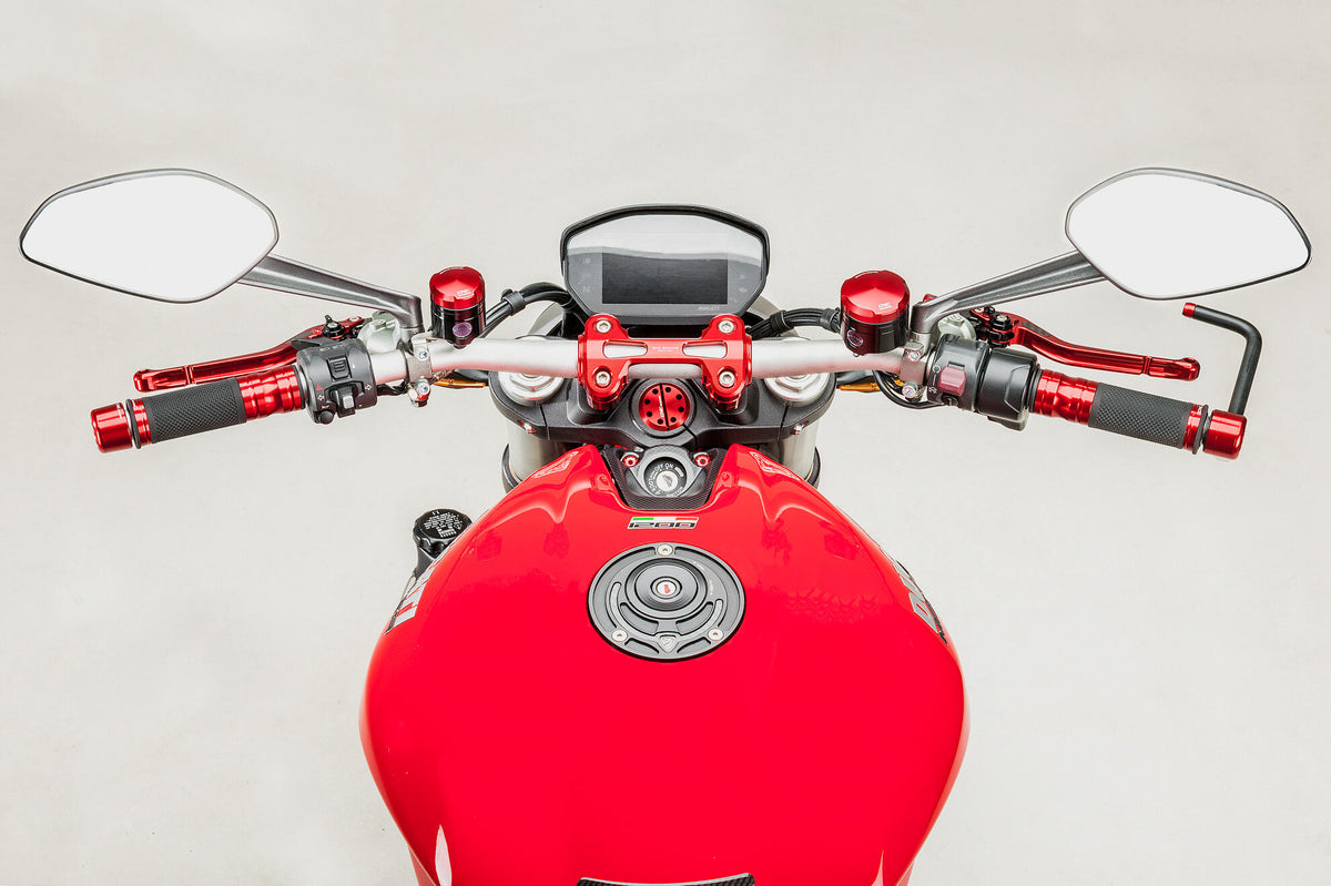 CNC RACING | Fluid reservoir front brake 25 ml with level window - only cap