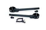 CNC RACING | Clip-On Handlebar Kit Ø 53 mm – offset 26 mm with Steering Damper Support for Ducati Panigale V4