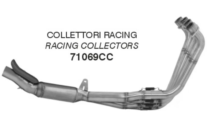 71069CC | ARROW EXHAUST | HONDA CBR650R E5+ 2024-26 | Racing collectors