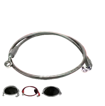 RCB | RCB TEFLON BRAKE HOSE 1300MM - TITANIUM