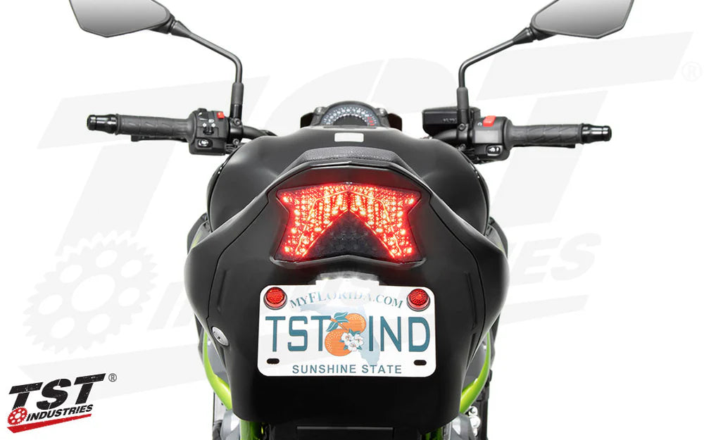 TST | TST PROGRAMMABLE AND SEQUENTIAL LED INTEGRATED TAIL LIGHT FOR KAWASAKI NINJA 650 2020+ / Z650 2020-2025/KAWASAKI Z900 2017-2024
