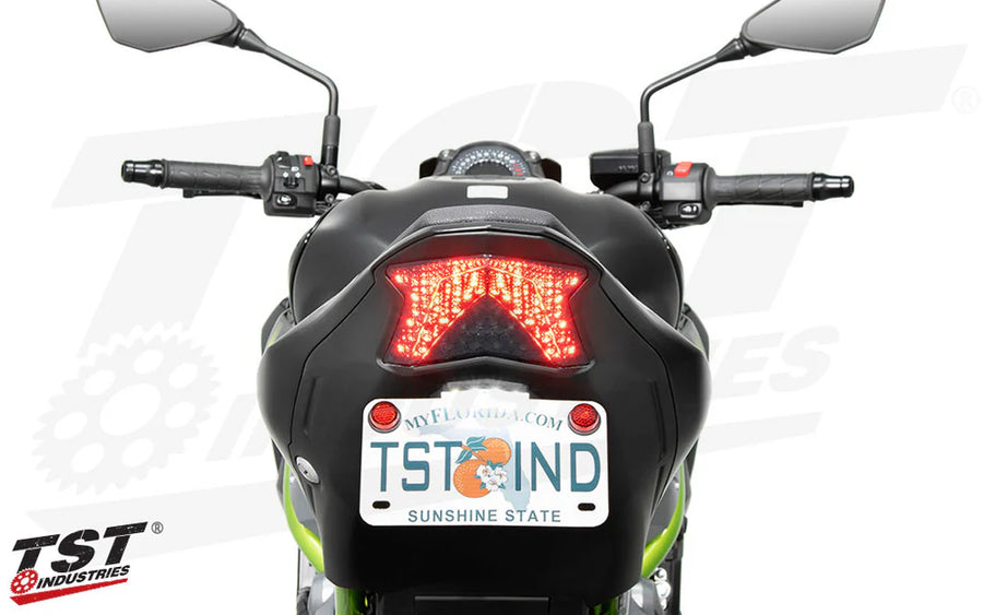 TST | TST PROGRAMMABLE AND SEQUENTIAL LED INTEGRATED TAIL LIGHT FOR KAWASAKI NINJA 650 2020+ / Z650 2020-2025/KAWASAKI Z900 2017-2024