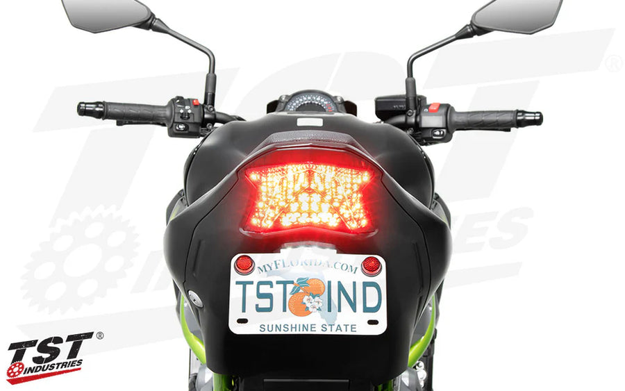 TST | TST PROGRAMMABLE AND SEQUENTIAL LED INTEGRATED TAIL LIGHT FOR KAWASAKI NINJA 650 2020+ / Z650 2020-2025/KAWASAKI Z900 2017-2024