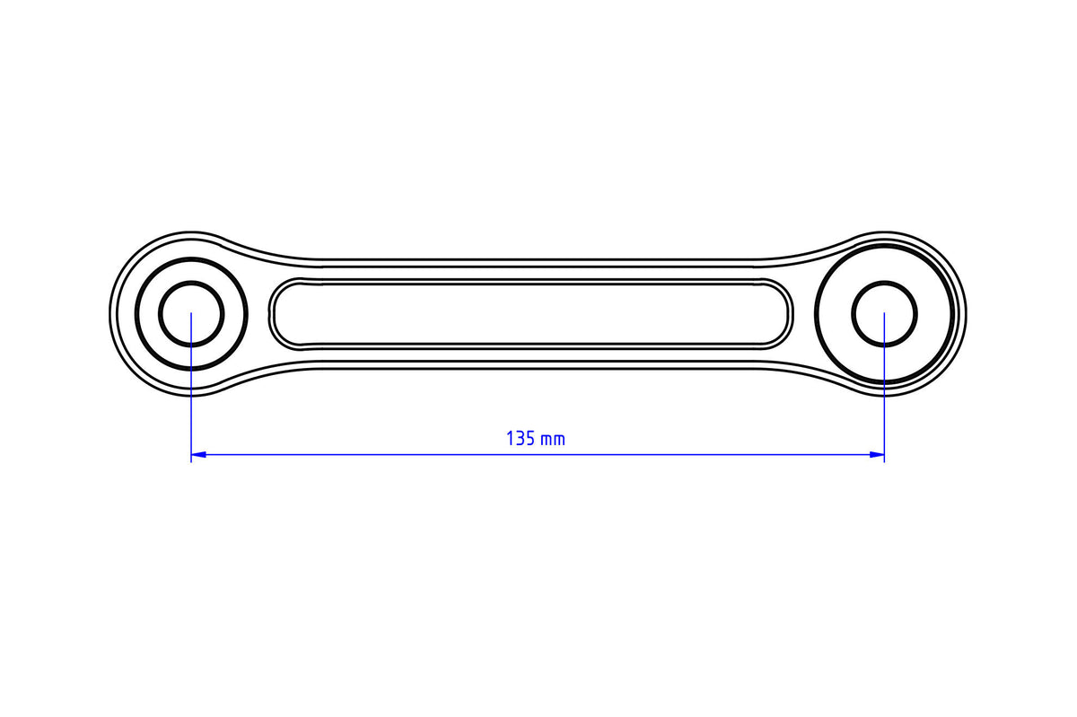 CNC RACING | Tie Rod Rear shock Absorber Ducati Panigale V4