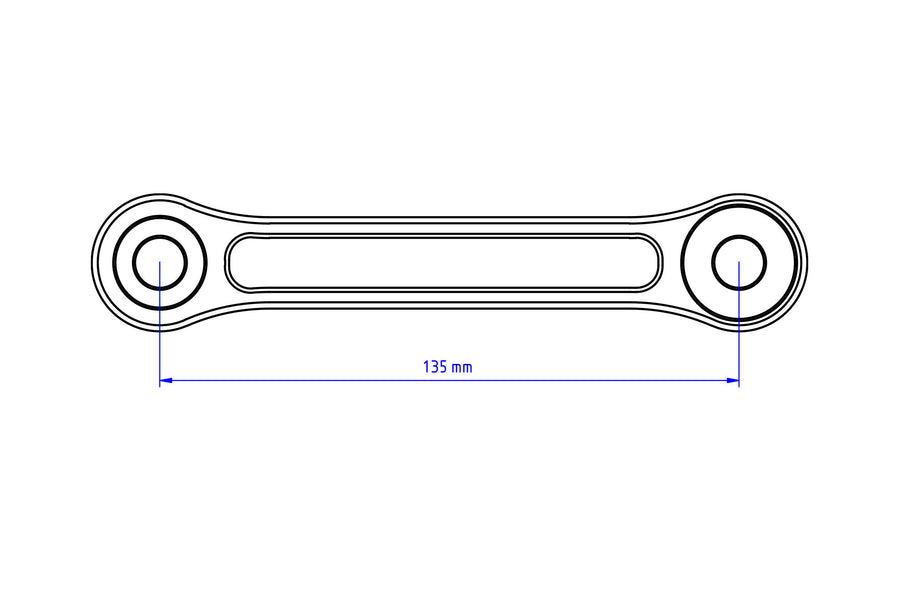 CNC RACING | Tie Rod Rear shock Absorber Ducati Panigale V4