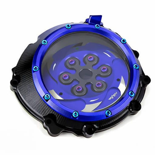 FAUVISM | BMW S1000RR 2019+ Fauvism CNC Clear Clutch Cover & Spring Retainer Waterproof Solid Billet