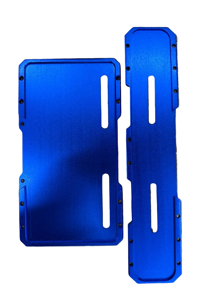MK Racing | MK Racing Universal Blue Front Number Plate Bracket for Motorcycles - BLUE