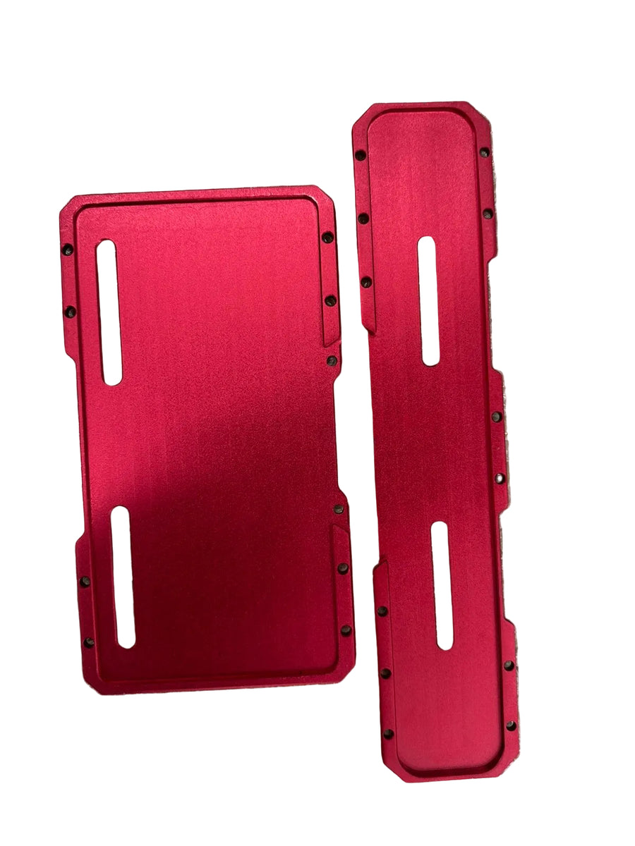 MK Racing | MK Racing Universal Red Front Number Plate Bracket for Motorcycles - RED