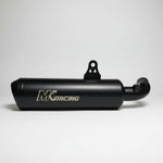 MK Racing | MK Racing Short Can Exhaust for Harley-Davidson X440, X440T & Hero Mavrick 400 – Matte Black
