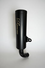 MK Racing | MK Racing Short Can Exhaust for Harley-Davidson X440, X440T & Hero Mavrick 400 – Matte Black