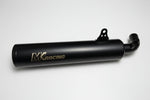 MK Racing | MK Long Can Exhaust for Harley-Davidson X440, X440T & Hero Mavrick 400 – MK Racing Matte Black Silencer