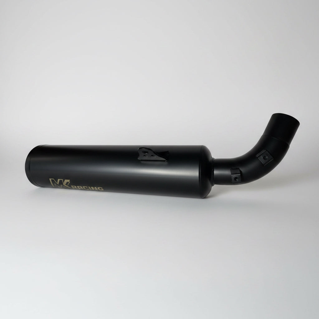 MK Racing | Harley-Davidson X440, X440T & Hero Mavrick 400 – Mid Can Exhaust Matte Black