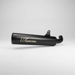 MK Racing | Harley-Davidson X440, X440T & Hero Mavrick 400 – Mid Can Exhaust Matte Black