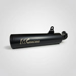 MK Racing | Harley-Davidson X440, X440T & Hero Mavrick 400 – Mid Can Exhaust Matte Black