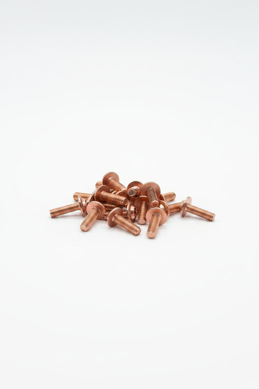 FAUVISM | FAUVISM Universal Copper Finish Star Screw Set (Pack of 10)