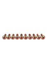 FAUVISM | FAUVISM Universal Copper Finish Star Screw Set (Pack of 10)