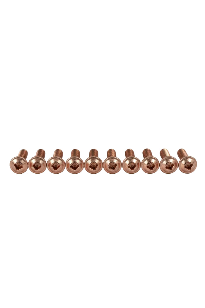 FAUVISM | FAUVISM Universal Copper Finish Star Screw Set (Pack of 10)
