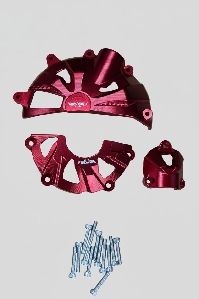 FAUVISM | FAUVISM BMW S1000RR / S1000R / S1000XR Fauvism CNC Aluminum Engine Guard Cover Set (2019-2026)