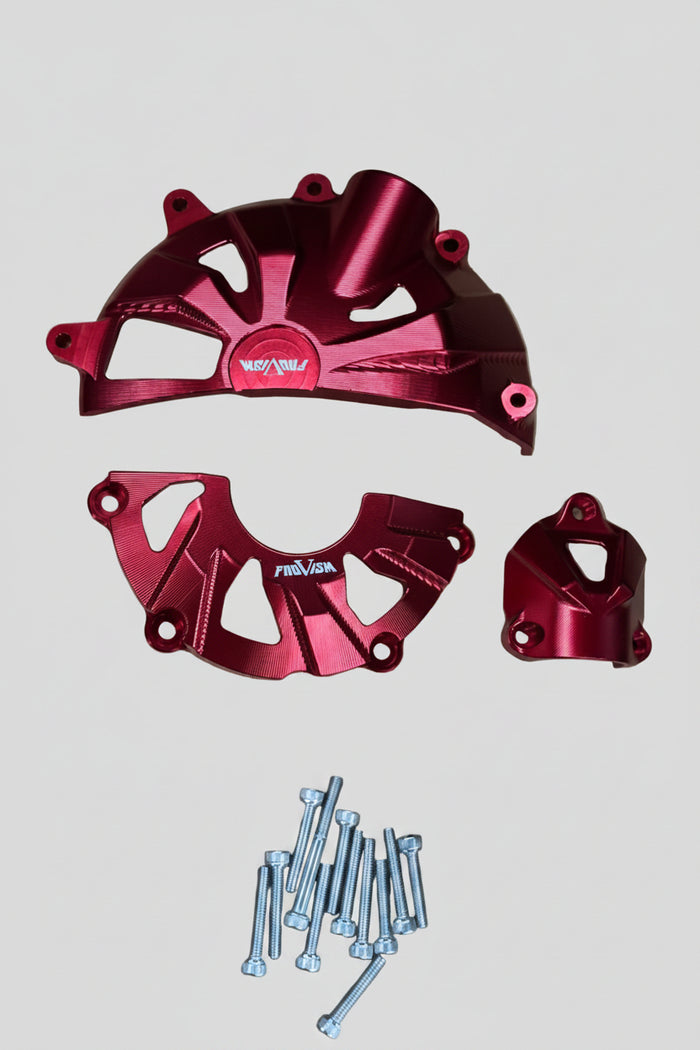FAUVISM | FAUVISM BMW S1000RR / S1000R / S1000XR Fauvism CNC Aluminum Engine Guard Cover Set (2019-2026)