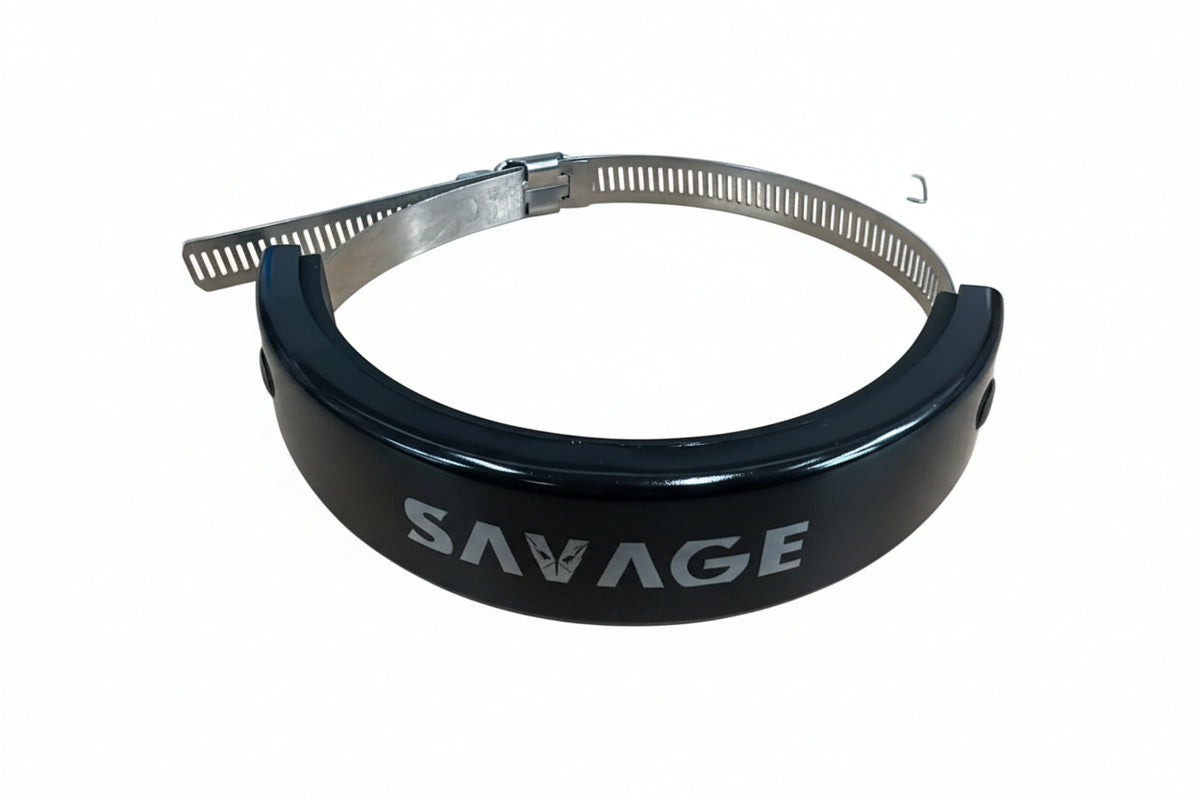 SAVAGE | SAVAGE Universal Exhaust Protector Ring Guard - Black