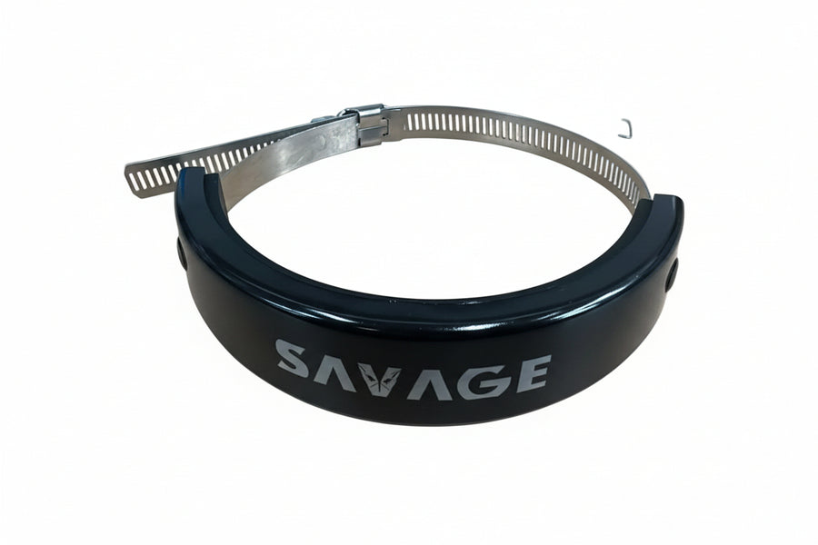 SAVAGE | SAVAGE Universal Exhaust Protector Ring Guard - Black