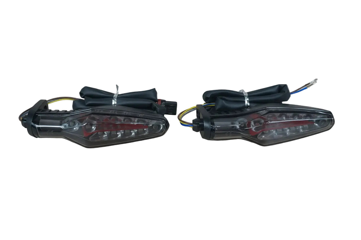 SAVAGE | SAVAGE LED Indicators Smoke Lens Universal Turn Signals