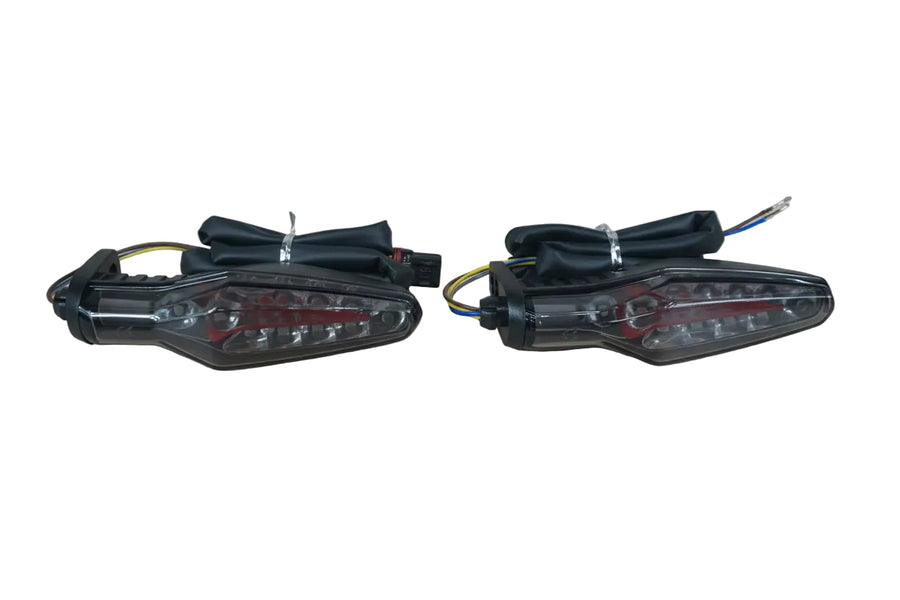 SAVAGE | SAVAGE LED Indicators Smoke Lens Universal Turn Signals