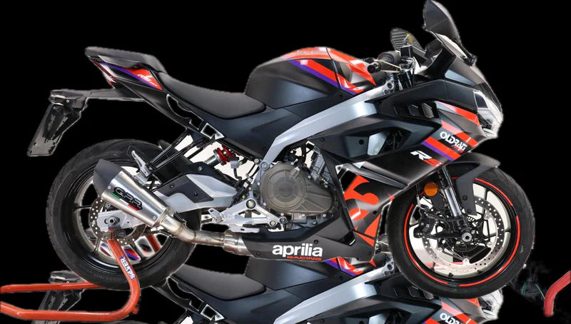 A.78.RACEDB.GPAN.TO | G.P.R EXHAUST | GPR exhaust compatible with Aprilia RS 457 2024-2025, Gpe Ann. titanium, Full system exhaust, including removable db killer