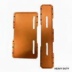 MK Racing | MK Racing Universal Orange Heavy-Duty Armor Number Plate Frame Set for Motorcycles - Orange