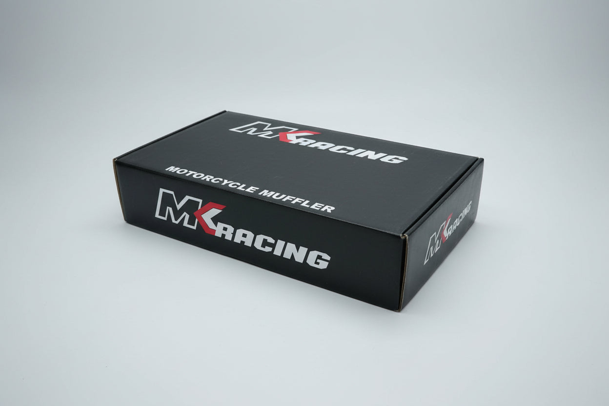 MK Racing | MK Racing  Stainless Steel Performance Slip-On Exhaust Muffer for Royal Enfield Continental GT 650 (Pair)