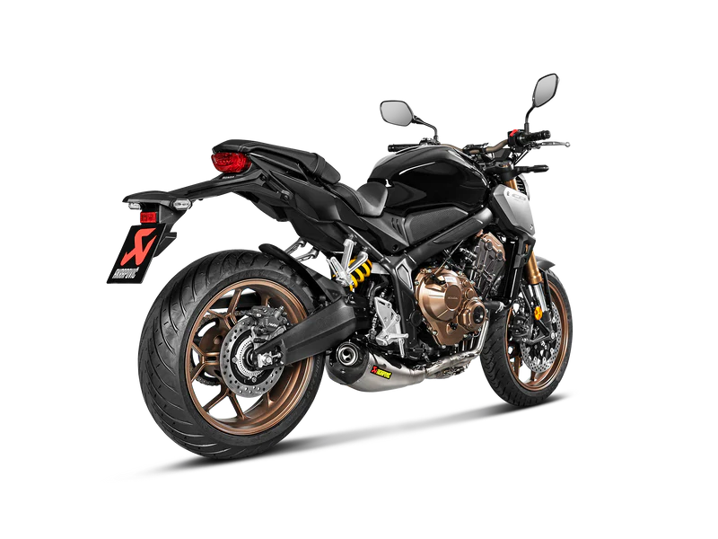 S-H6R11-AFT | AKRPOVIC | Honda CBR 650 F 2014-2018 Racing Line (Titanium)