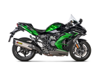S-K10SO30-HGIT | AKRAPOVIC | Kawasaki Ninja H2 SX 2023-25 | Slip-On Line (Titanium)