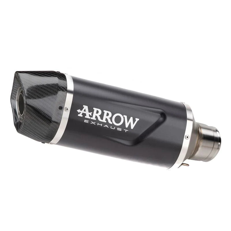 77507AKN | ARROW EXHAUST | Kawasaki Z1100SX 2025-26 | Indy Race EVO aluminium "Dark" silencer with carby end cap