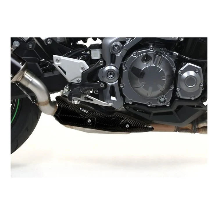 Arrow | Arrow Carbon Fiber Heat Shield for Kawasaki Z900 2020