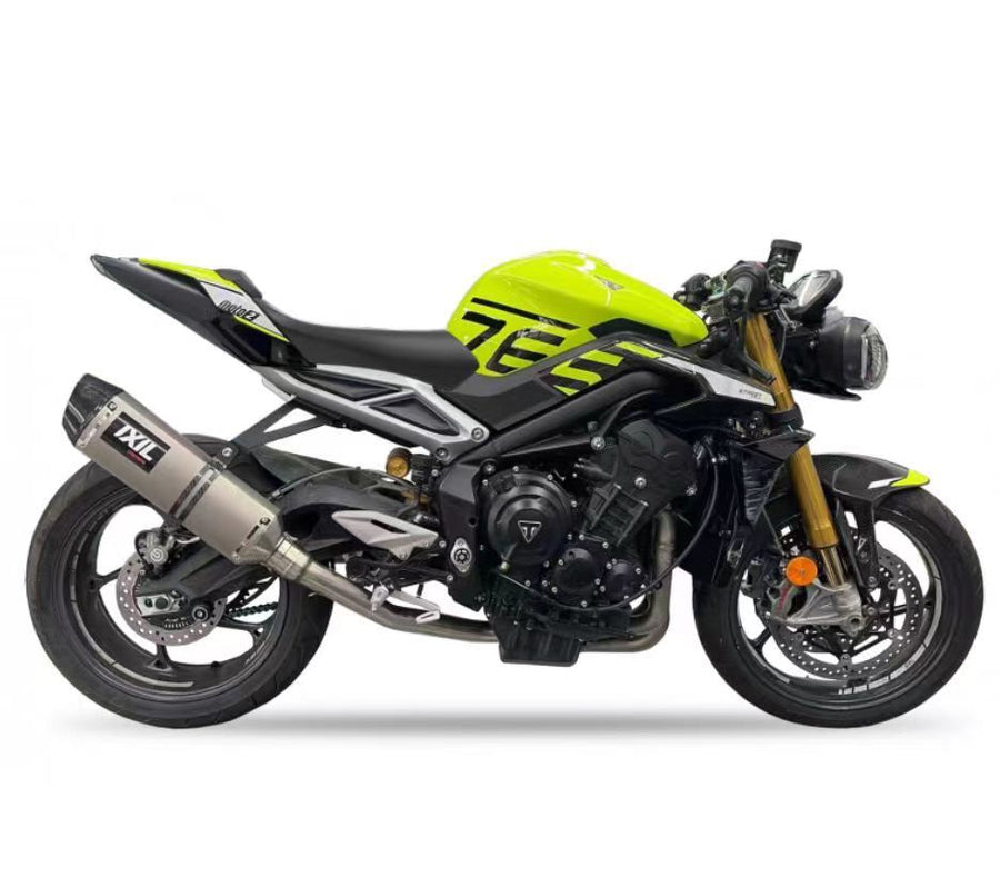 Ixil Exhaust | Triumph Street Triple 765 (2023-2025) IXIL M9 Stainless Steel Full Exhaust System