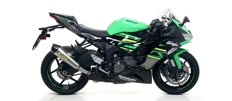 ARROW EXHAUST | Kawasaki ZX-6R 2019-2020 | COMPETITION "FULL TITANIUM" with Titanium Silencer | 71209CKZ