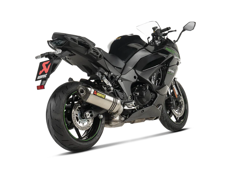 S-K10SO32-HRT | AKRAPOVIC | Kawasaki Ninja 1100SX 2025-26 Slip-On Line (Titanium)