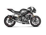 S-T7SO3-APC | AKRAPOVIC | Triumph Street Triple 765 S / R / RS 2020 -2021 Slip-On Line (Carbon)