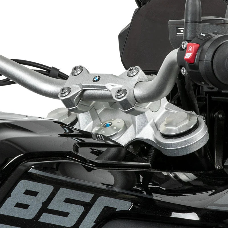 LOBOO | LOBOO Handlebar Risers for BMW F900GS / ADV (2025+) & F850GS | 25mm Setback & 19mm Rise Offset Kit