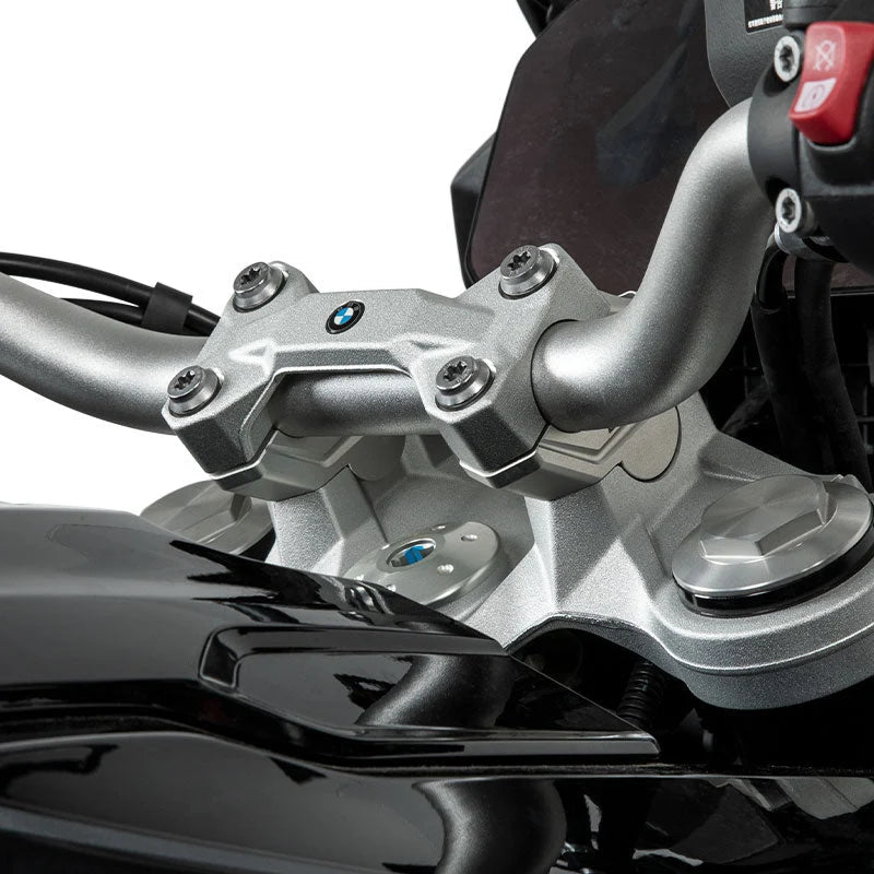 LOBOO | LOBOO Handlebar Risers for BMW F900GS / ADV (2025+) & F850GS | 25mm Setback & 19mm Rise Offset Kit