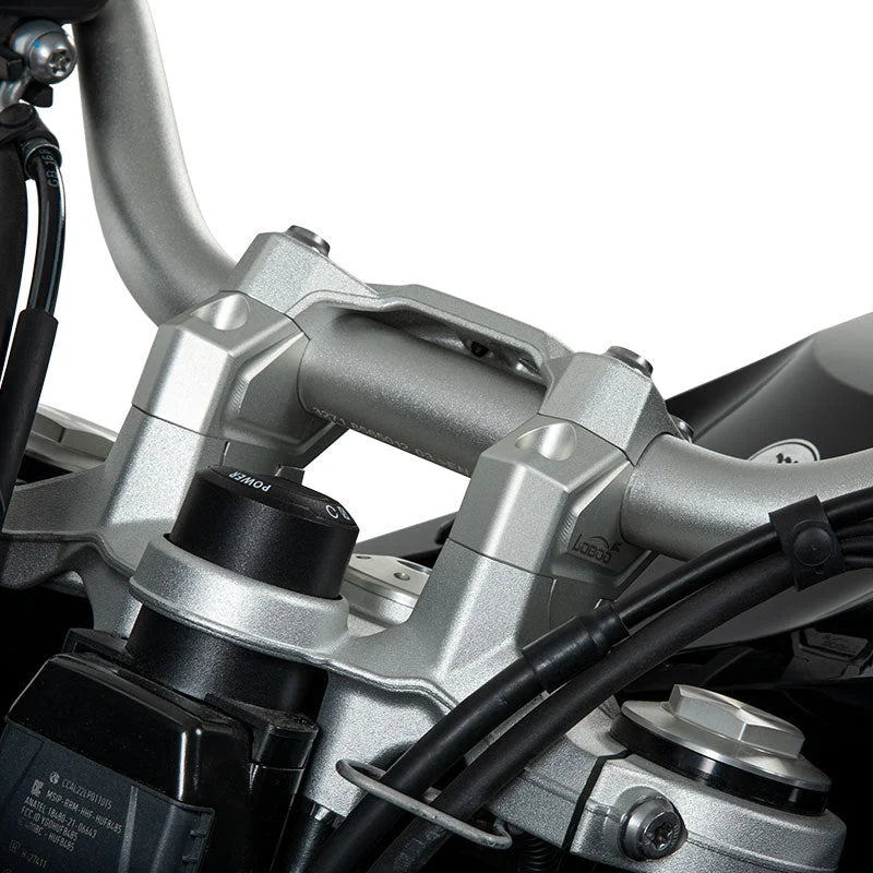 LOBOO | LOBOO Handlebar Risers for BMW F900GS / ADV (2025+) & F850GS | 25mm Setback & 19mm Rise Offset Kit